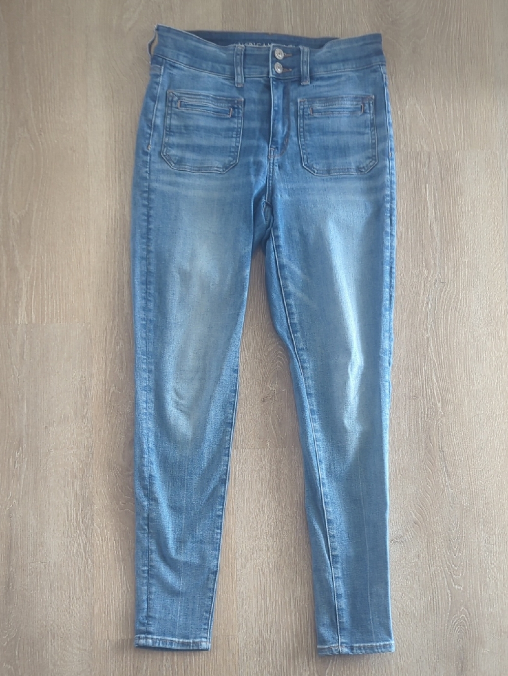 American Eagle Outfitters Light Blue High-Rise Jeggings